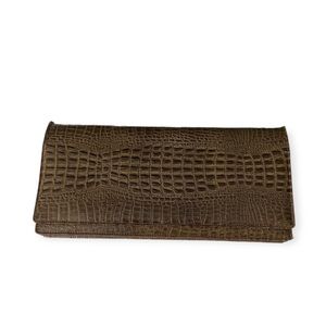 Vintage Alligator Skin Clutch Bag
